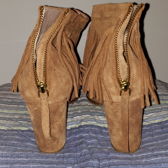 Sole Diva Shoes - New Sole Diva Persia Suede Fringe Bootie